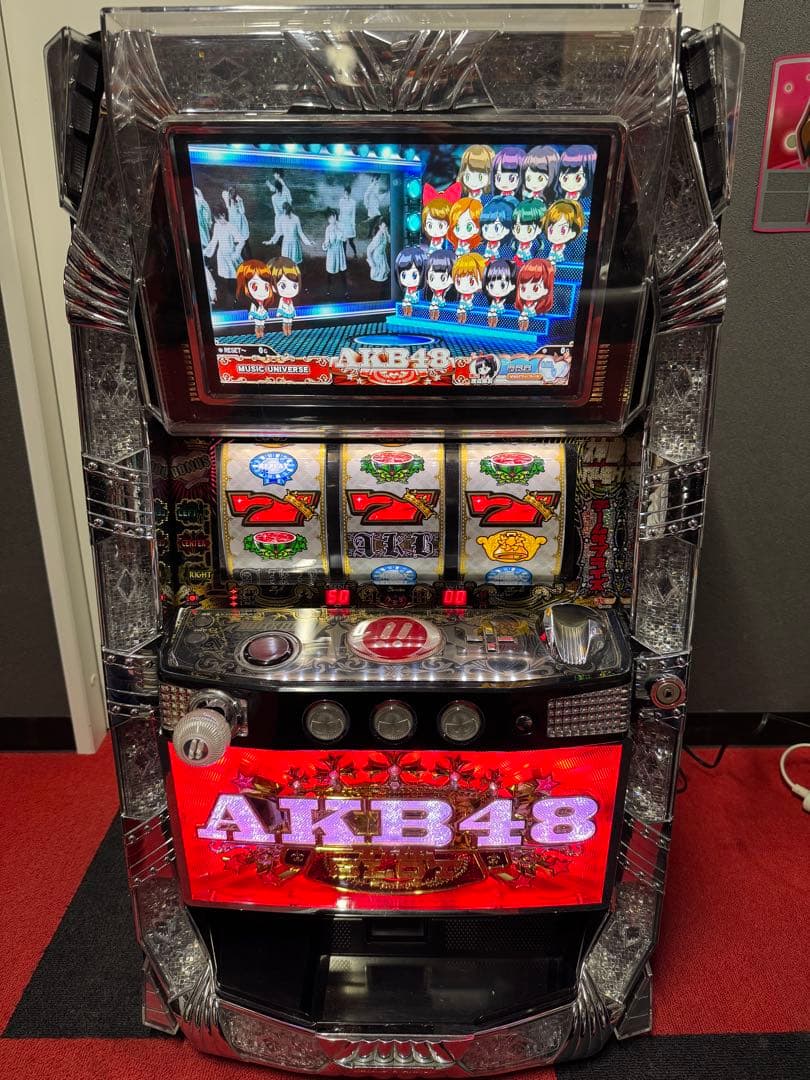 パチスロ 実機 AKB48 不要機付 楽天市場】《家庭用パチスロ》 ぱちスロAKB48☆京楽☆コイン不要機付き