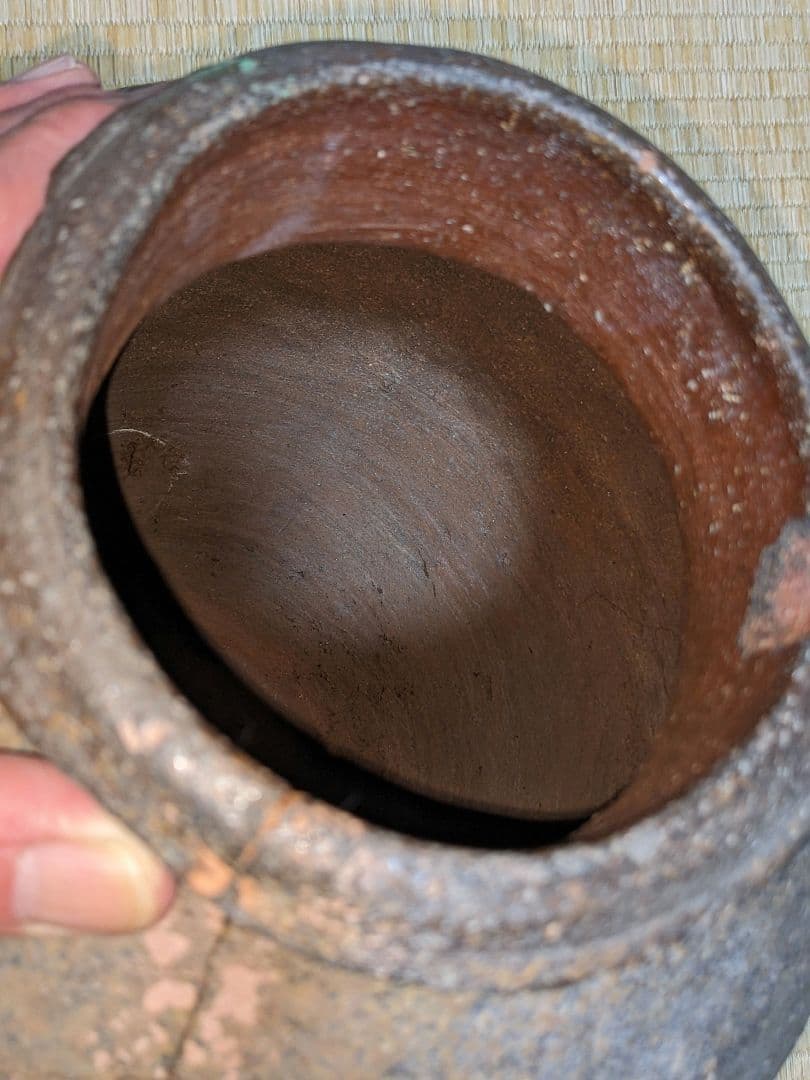 ♢古丹波 焼締め壺 穴窯時代 室町時代〜桃山時代 花器 古美術品 骨董品