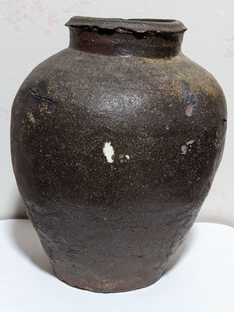 ♢古丹波 焼締め壺 穴窯時代 室町時代〜桃山時代 花器 古美術品 骨董品