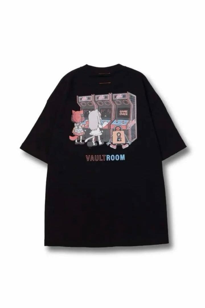 vaultroom 赤見かるび VR×KARUBINACHO TEE BLK M