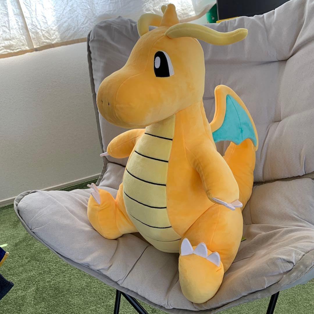 カイリュー BigMore! ポケモン ぬいぐるみ　キーホルダー付き