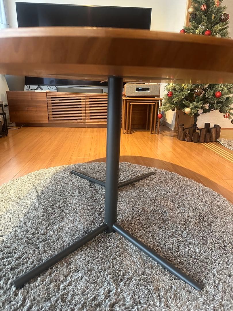 【アクタス】楕円形 木製ダイニングテーブル