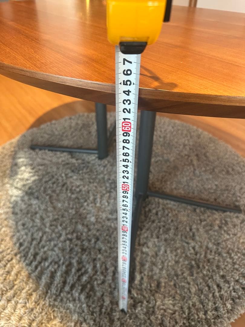 【アクタス】楕円形 木製ダイニングテーブル