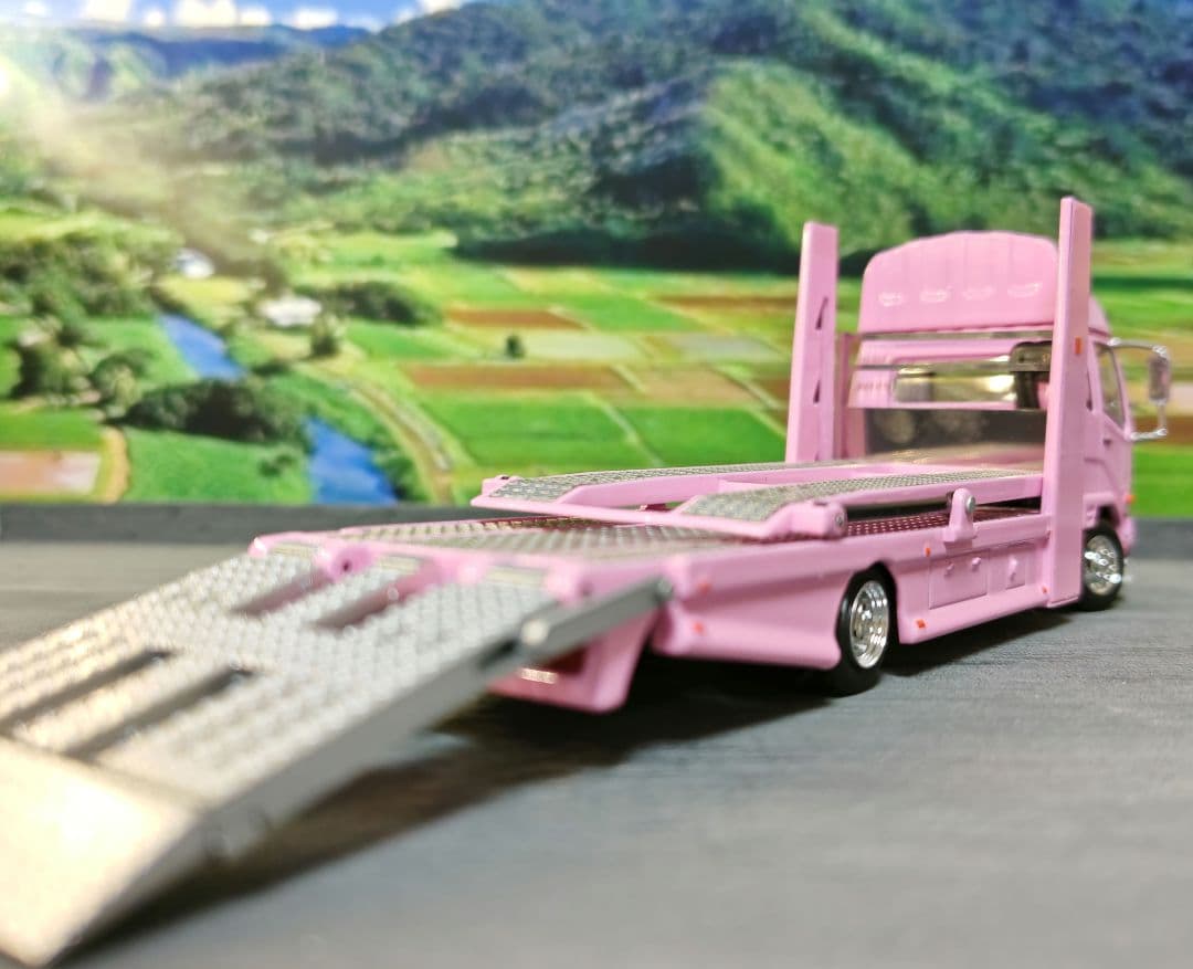 1/64 GCD 三菱ふそう ファイター ダブルレベルトランスポーター