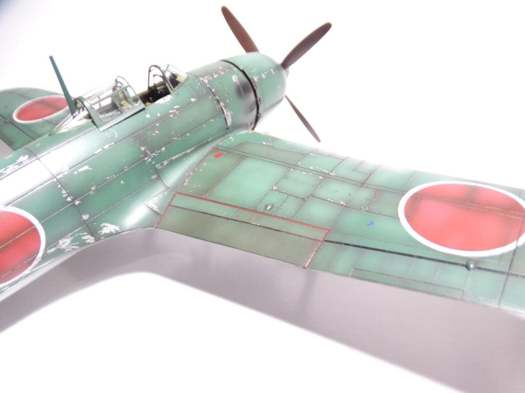 ファインモールド1/48日本海軍戦闘機「試製烈風」完成品