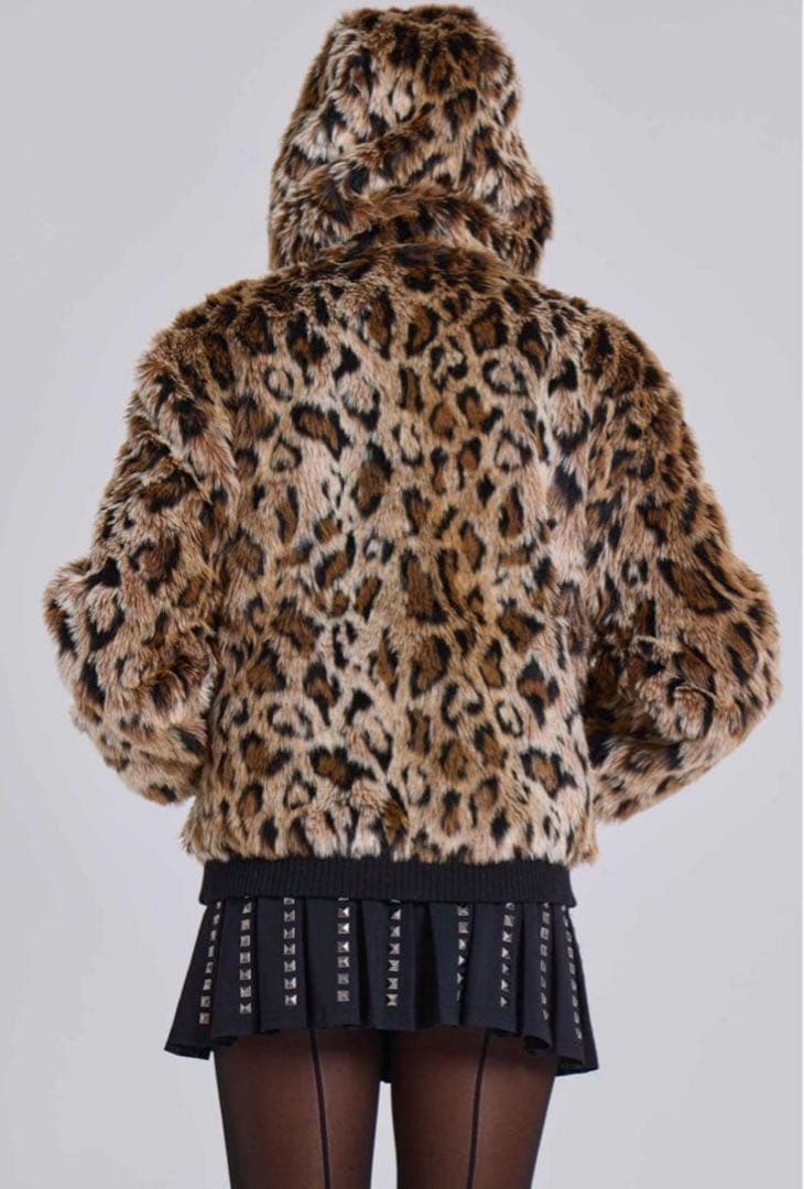jaded london レオパード　ジャケット　アウター　M ファー
