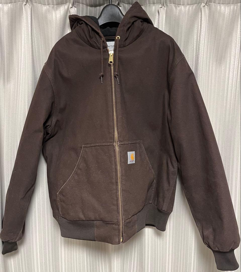 Carhartt ブラウン フルジップジャケット