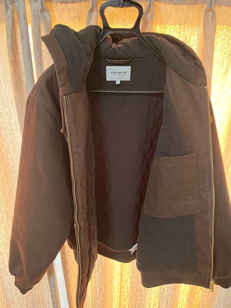 Carhartt ブラウン フルジップジャケット