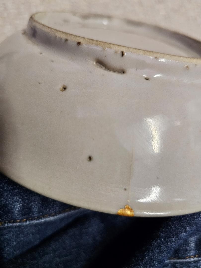 中国 明時代 白磁皿 振りものあります