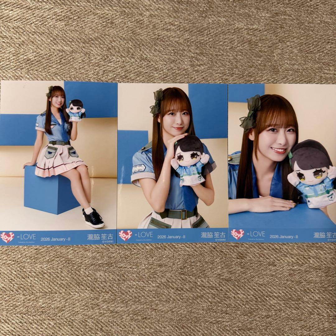 LOVE イコラブ 瀧脇笙古 生写真 モーリーファンタジーコラボ④ コンプ