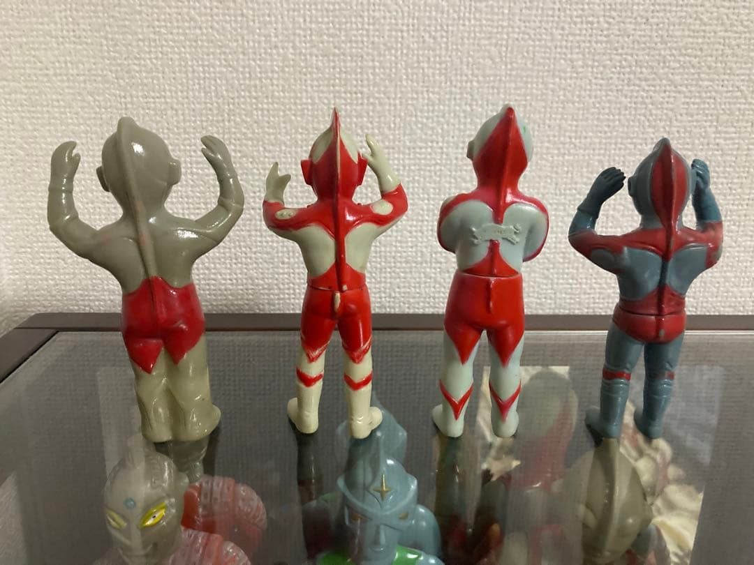 ブルマァク・マルサン・大里玩具ウルトラマン　ミニソフビ4点セット当時物