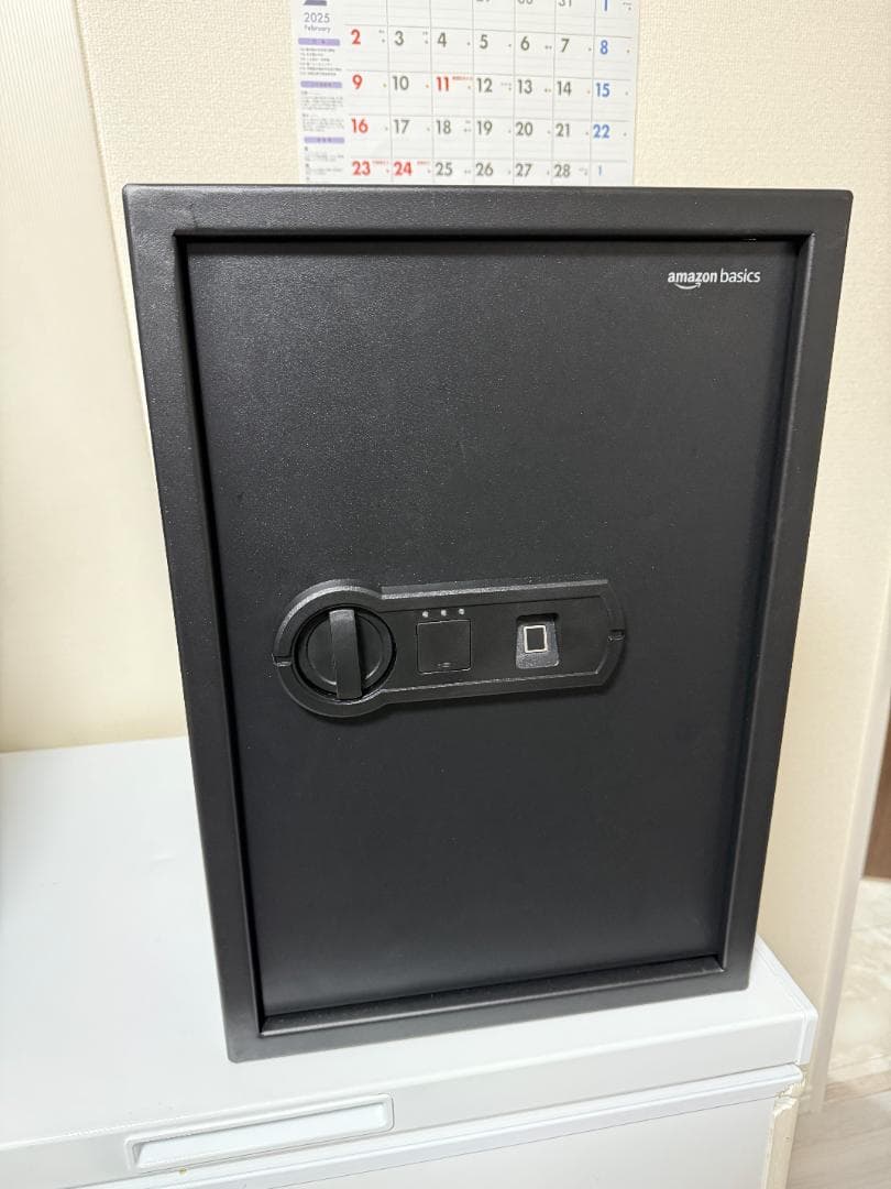 Amazonベーシック 金庫 指紋認証式 51L