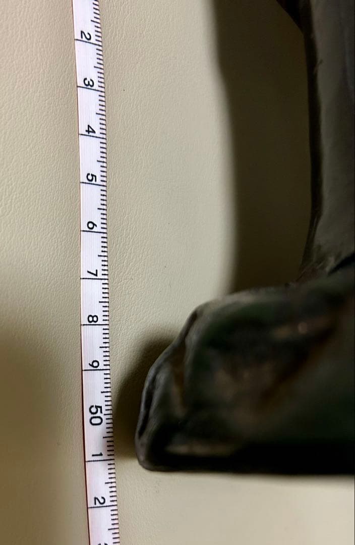 観音菩薩像 高さ約52cm 金属製 観音様 仏像 置物 インテリア