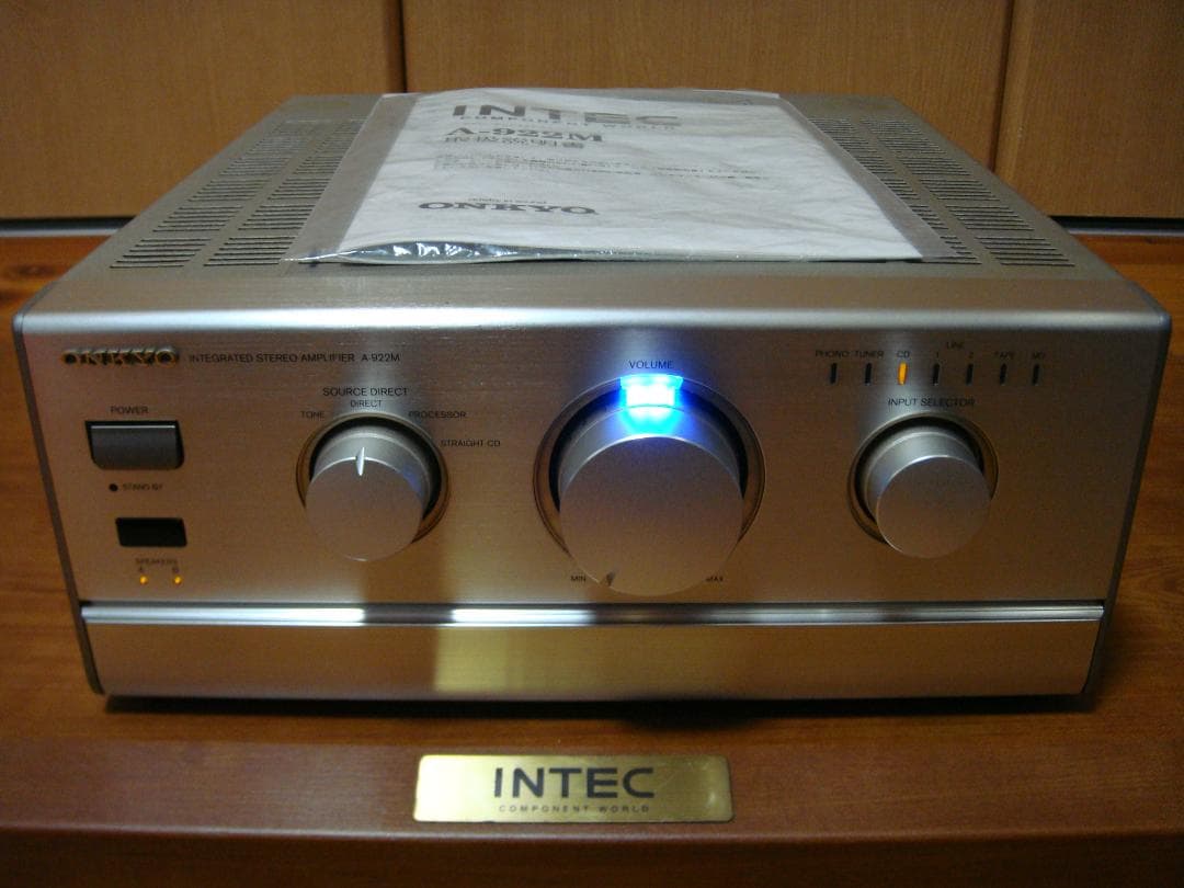 整備済 程度良 ONKYO オンキョー プリメインアンプ A-922M 取説付