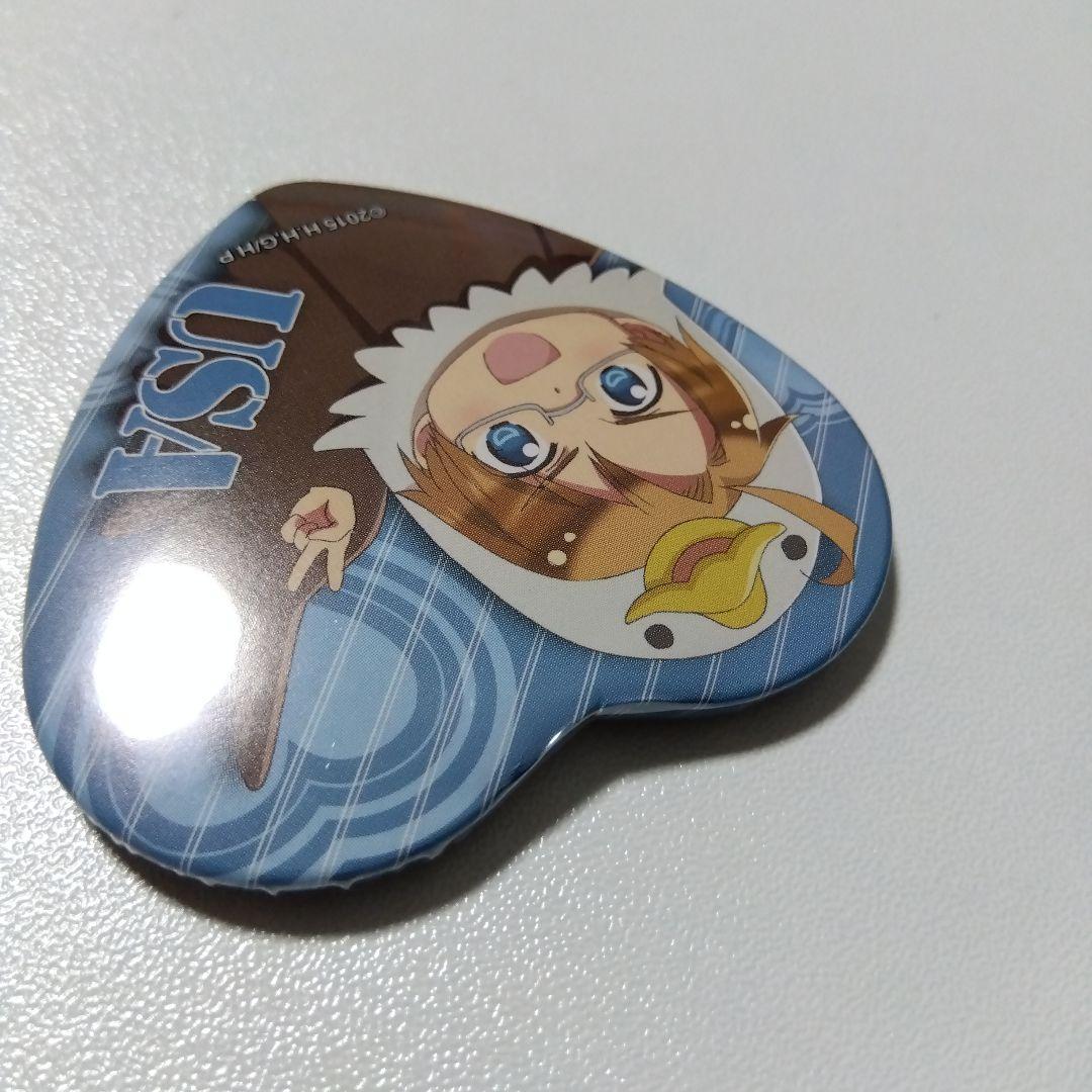 ヘタリア】アメリカ マルイ THEキャラSHOP ハート 缶バッジ 着ぐるみ