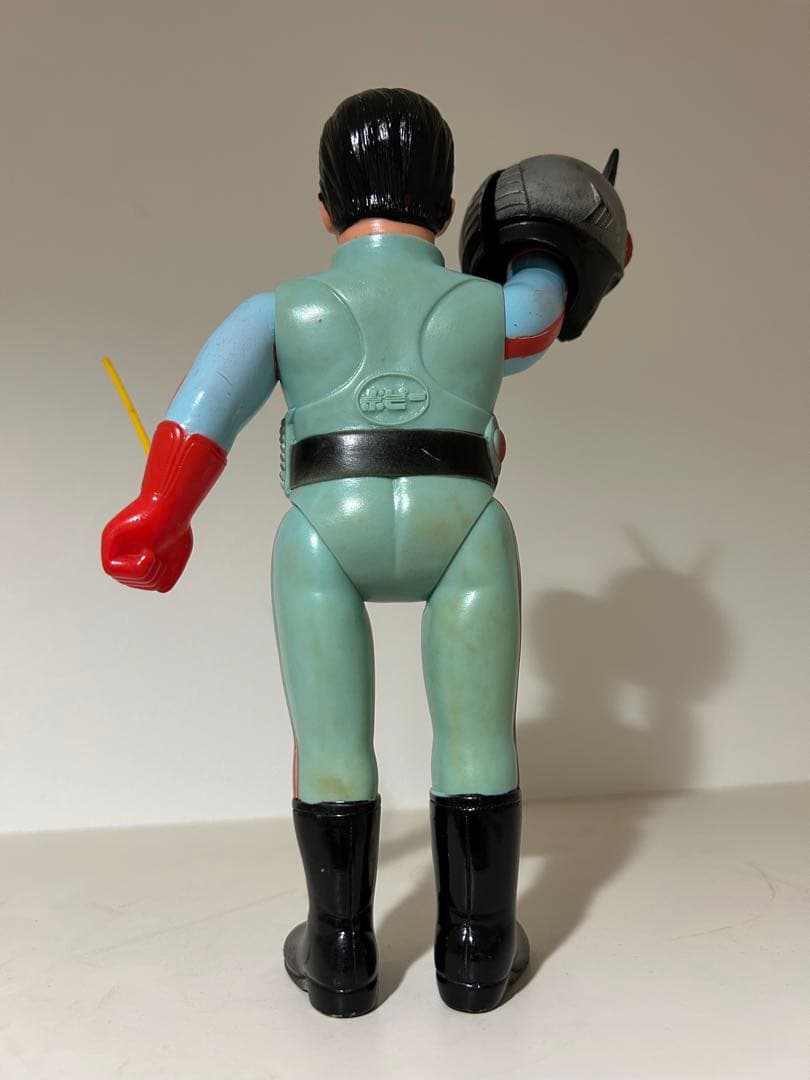 超絶希少な武器付】　仮面ライダー X　当時物　ポピー　面取れ　旧バンダイ　ソフビ