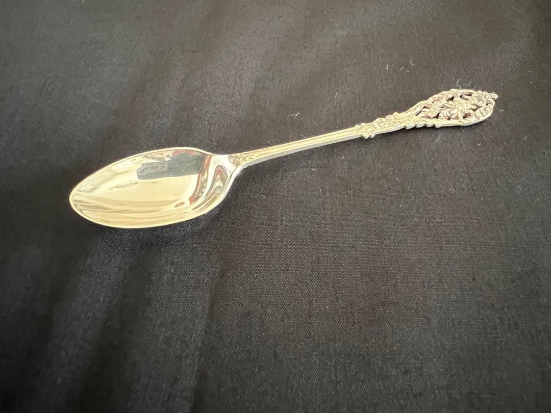 アンティーク純銀製 ロンドン 1904年 ティースプーン6本ケース入り