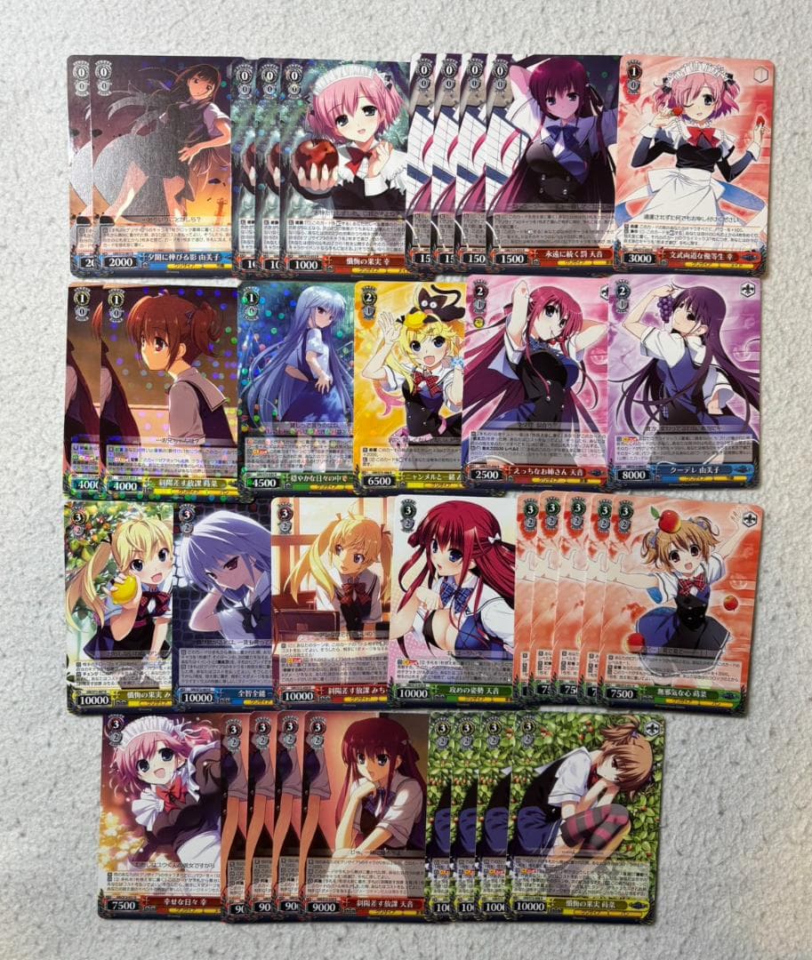 ヴァイスシュヴァルツ グリザイアの果実 カードまとめ売り - メルカリ