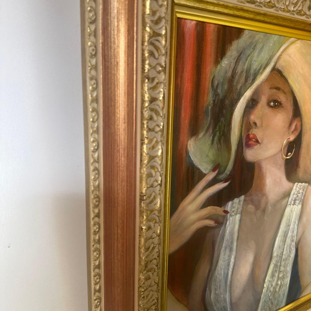 肉筆 /油彩抽象画 HOLE 21.08 /F30号