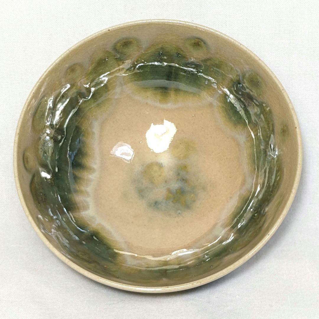 県重要無形文化財 黒井一楽 虫明焼 茶盌 共箱 茶道具 抹茶碗 抹茶茶碗 食器