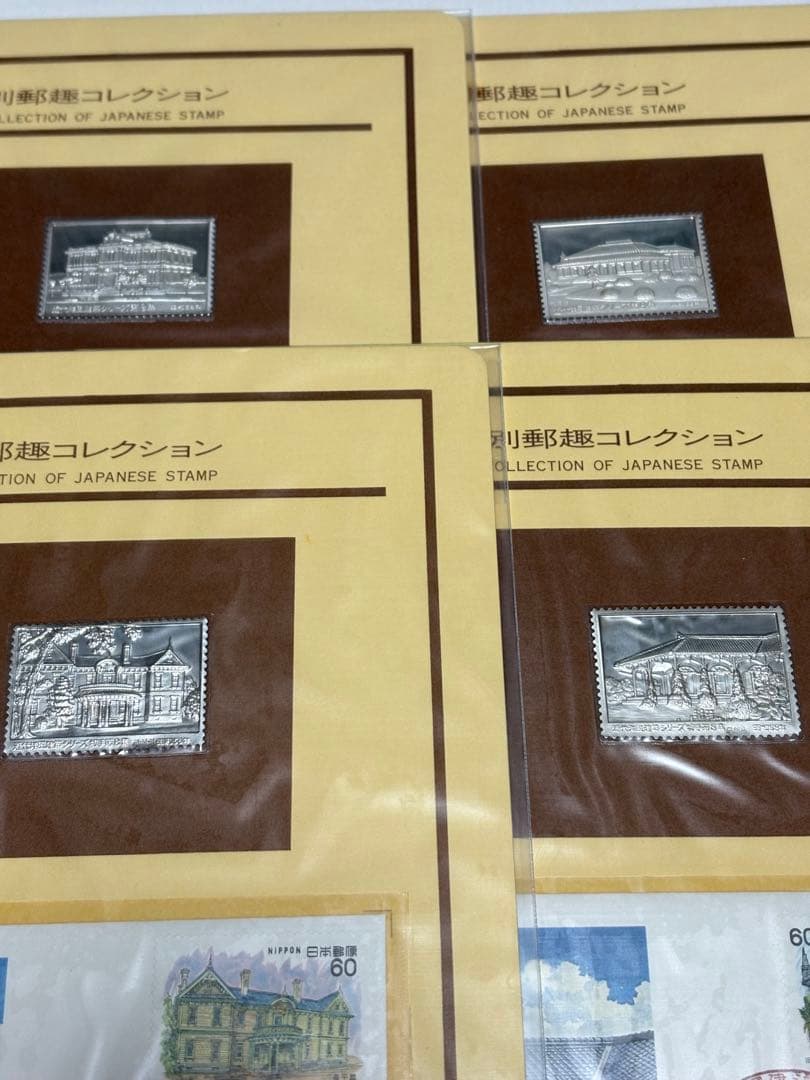 未開封 松本徽章工業 日本製 純銀張 金属工芸品 純銀/純銅 4種セット
