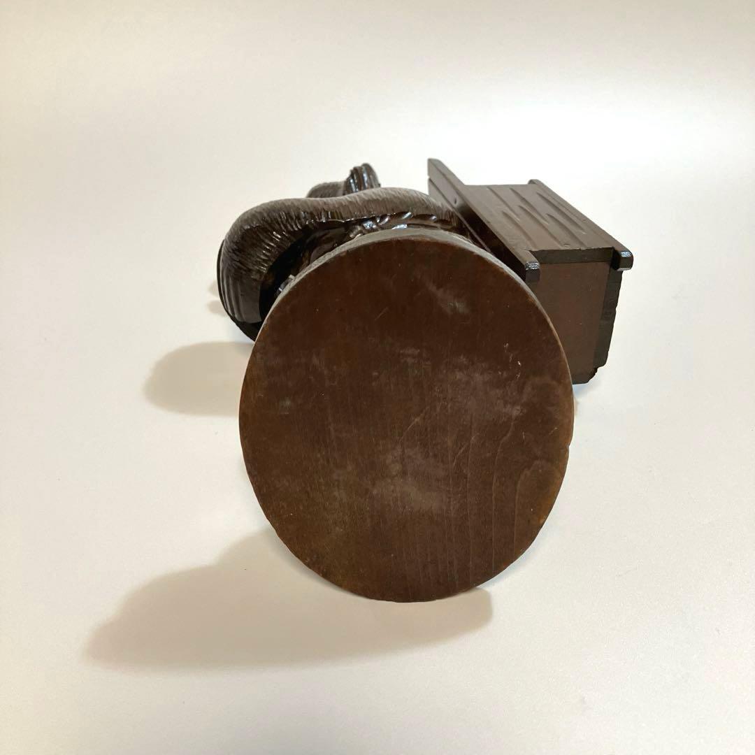 世界の民芸 スイス ブリエンツ 木彫りの熊 木彫り熊 背負子 木彫熊