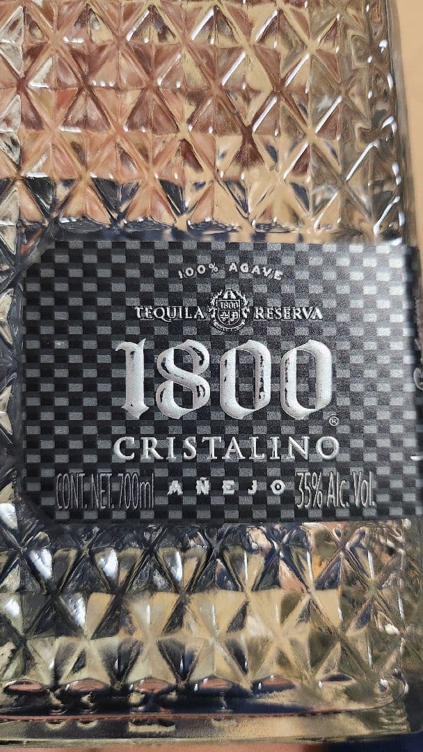 1800 Cristalino テキーラ 750ml