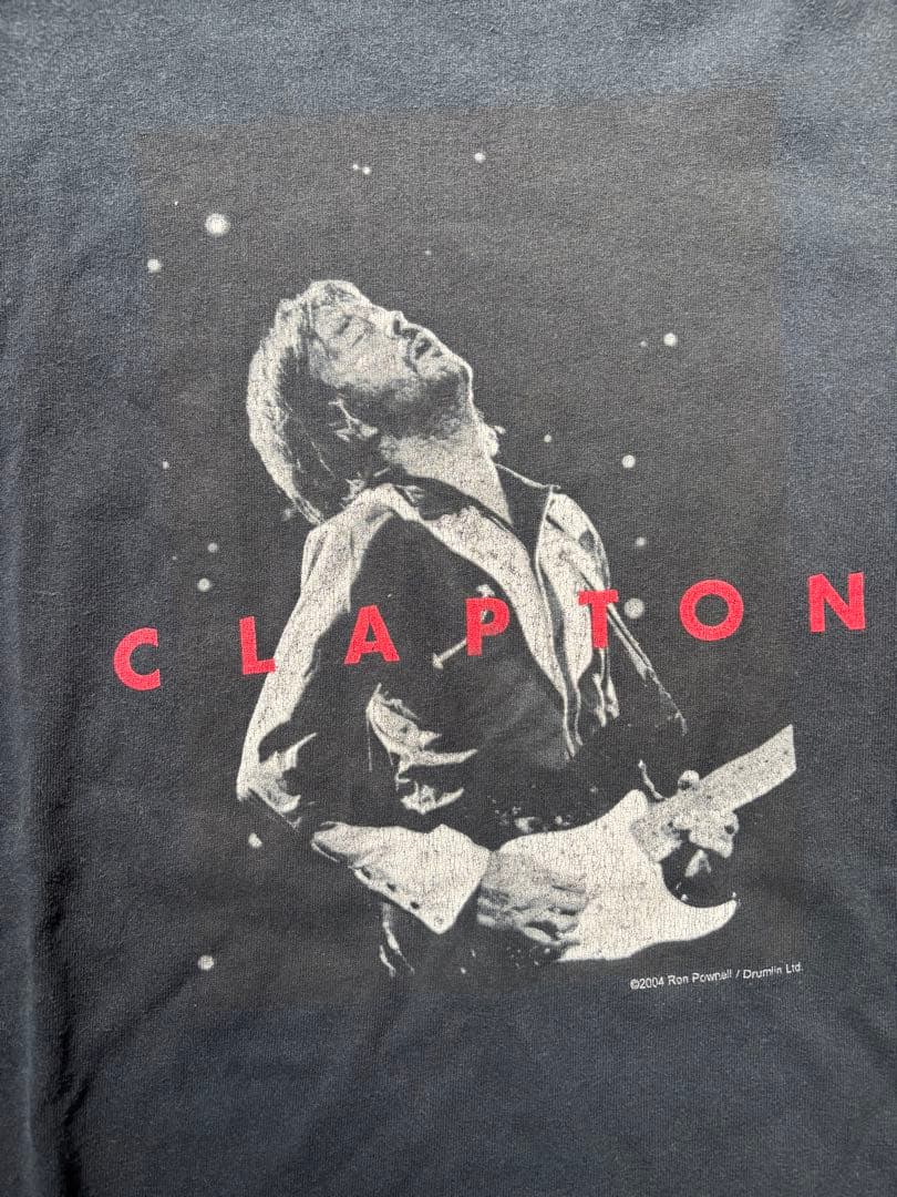 エリッククラプトン バンドTシャツ フェードTシャツ 2000年代ツアーT