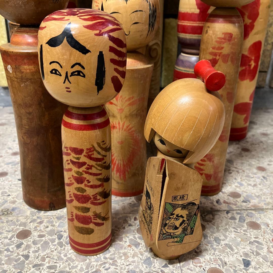 D-3 伝統こけし 16点まとめ売り 大量コレクション 郷土玩具