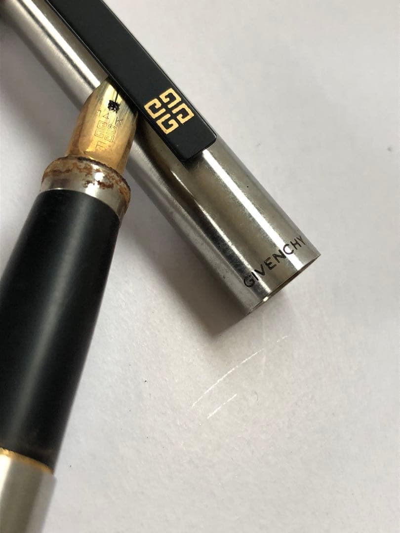 笠 ジバンシー 万年筆 GIVENCHY ジバンシー 廃盤商品 14K 万年筆