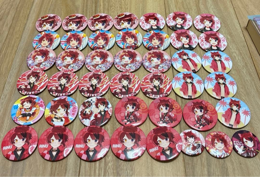 莉犬くん缶バッジ80個 すとぷり莉犬くん缶バッジ80