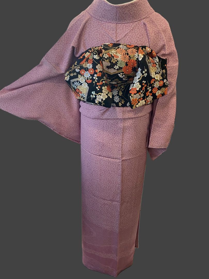 江戸小紋 小花流水文様 付け下げ訪問着 卒業式 入学式 お茶会 お出かけ