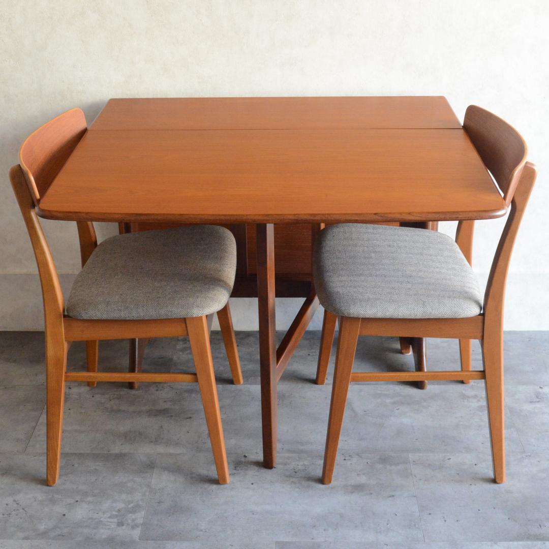 G-PLAN ヴィンテージ チーク ゲートレッグ ダイニングテーブル バタフライ