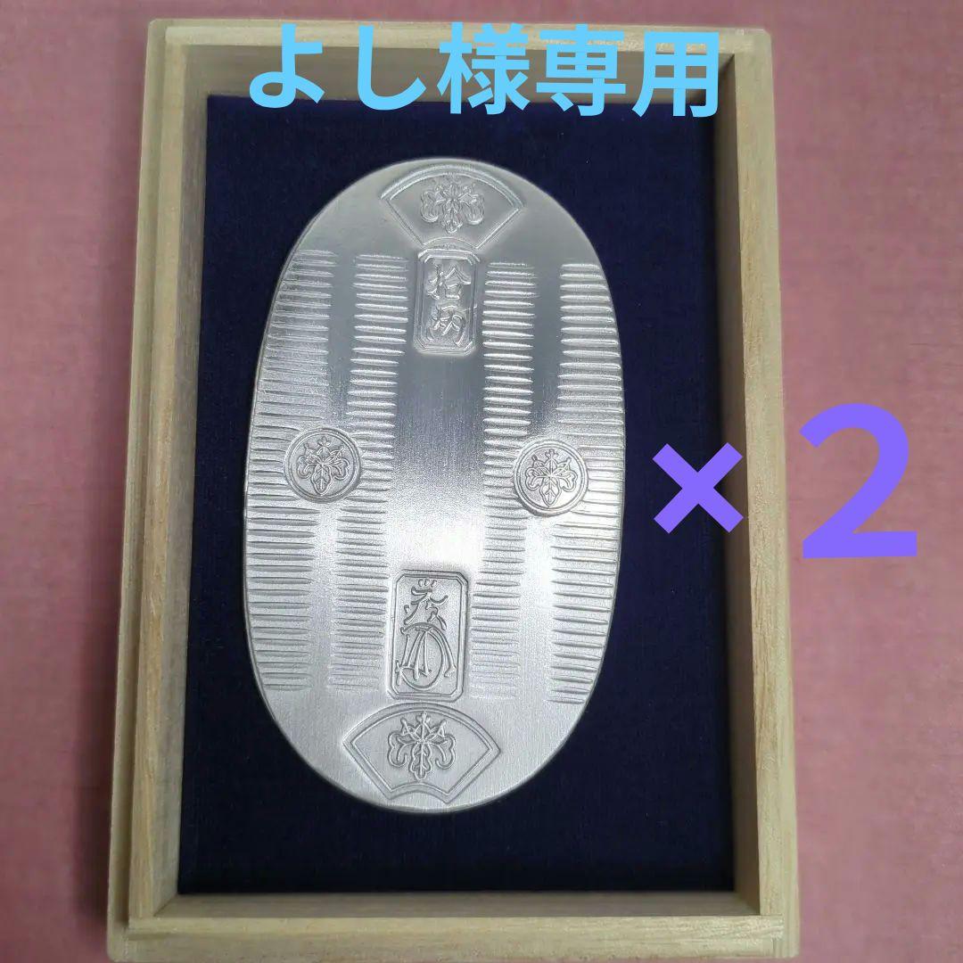 純銀小判100g 造幣局検定刻印 桐箱入り