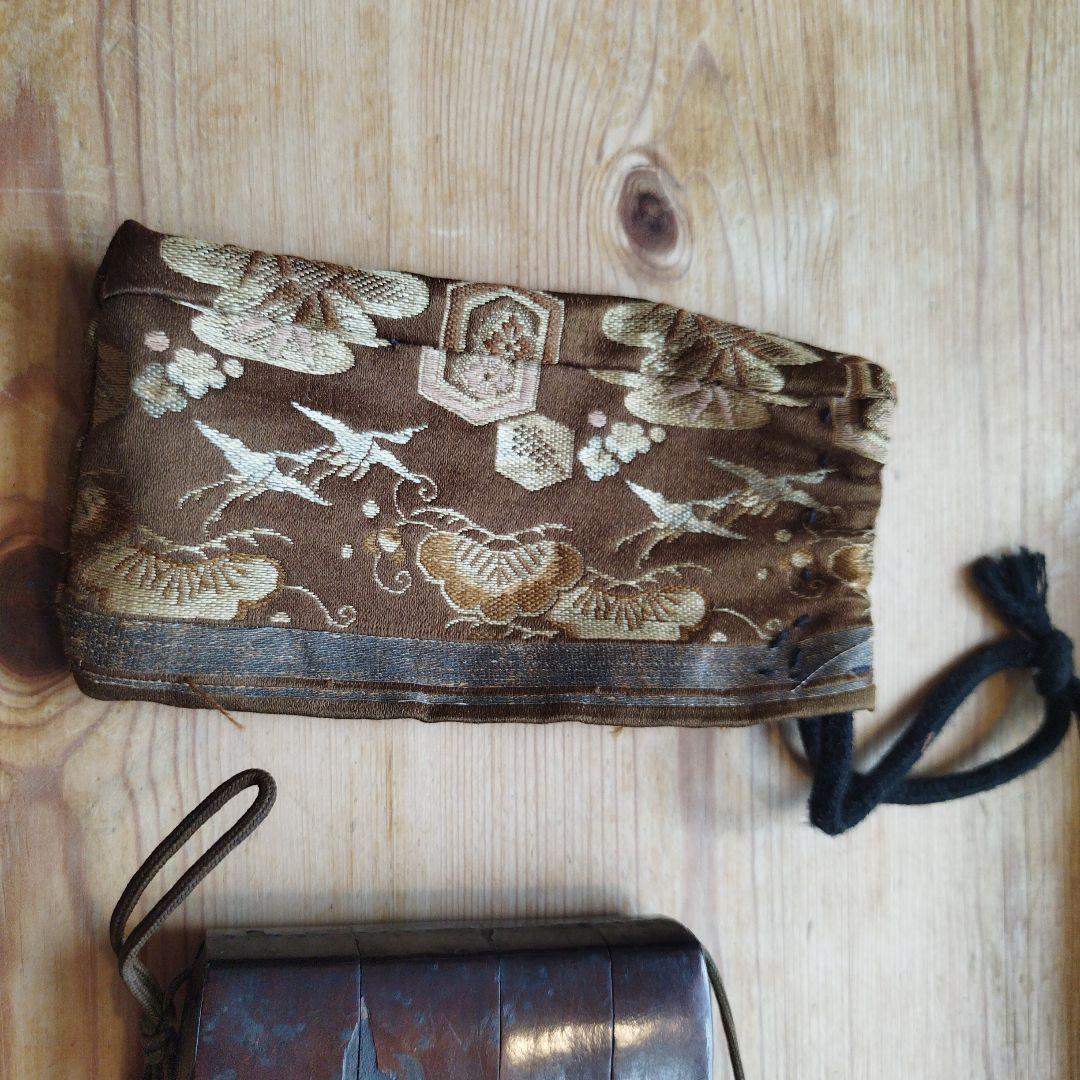 骨董　古民具　道具　印籠と根付　袋入