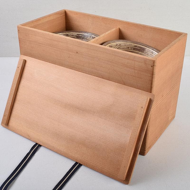 茶道具 河合瑞豊作 刷毛目 三島 数茶碗 十客 共箱 M R9383H