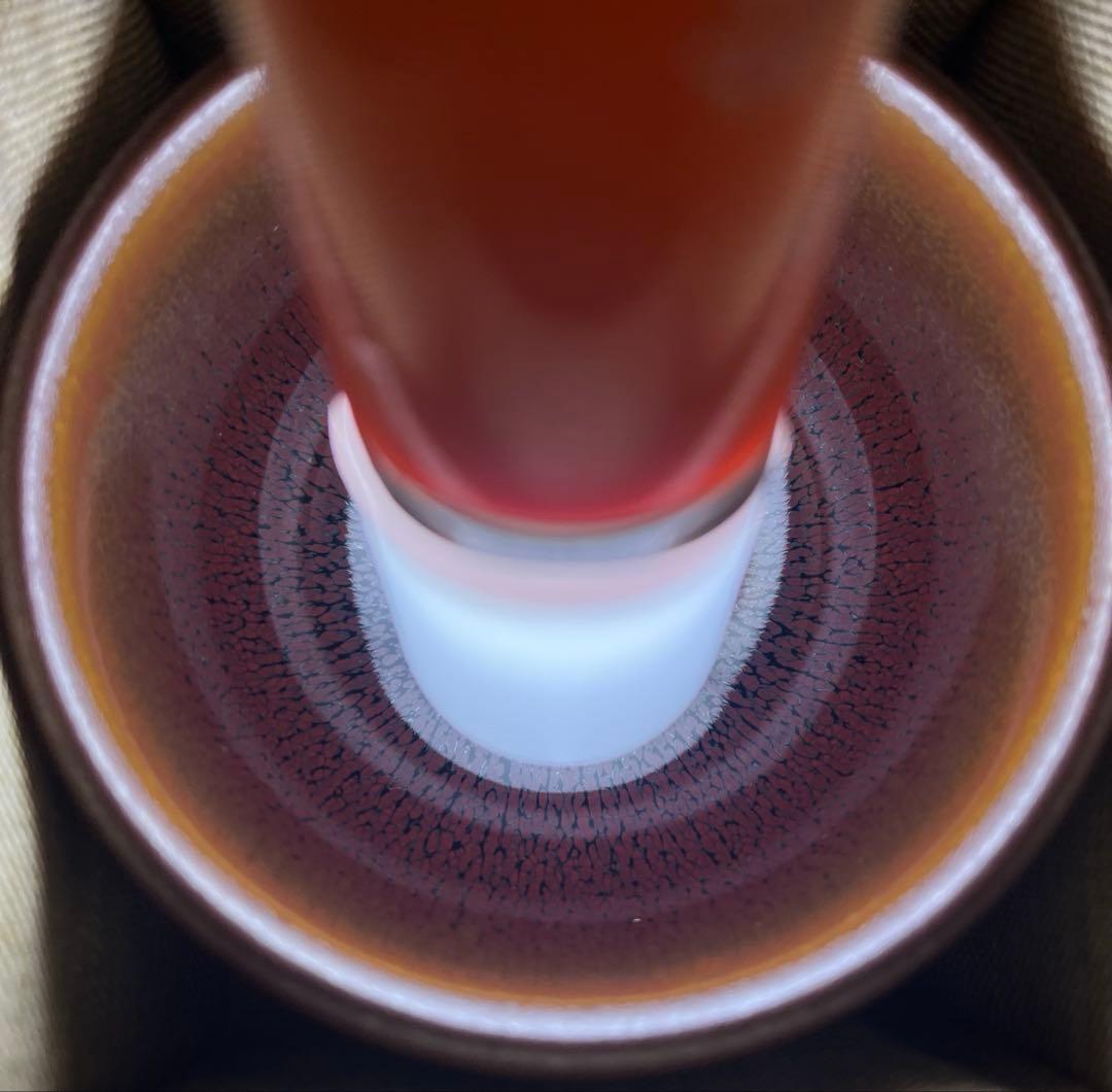 中国曜変天目茶碗2個セット 油滴天目 福建 建盏 建陽 - メルカリ