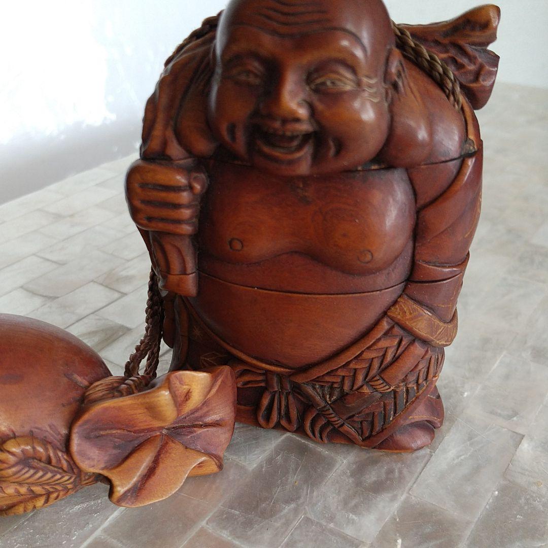 AKa3667大明宣徳年製 古銅 唐子置物人形