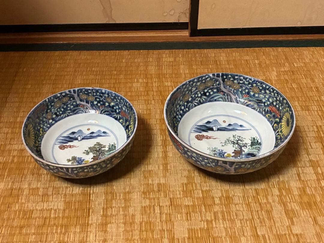 古伊万里 金彩 色絵 風景図 牡丹紋 深鉢 盛鉢 二点 2026年最新】Yahoo!オークション -伊万里 深鉢の中古品・新品・未使用