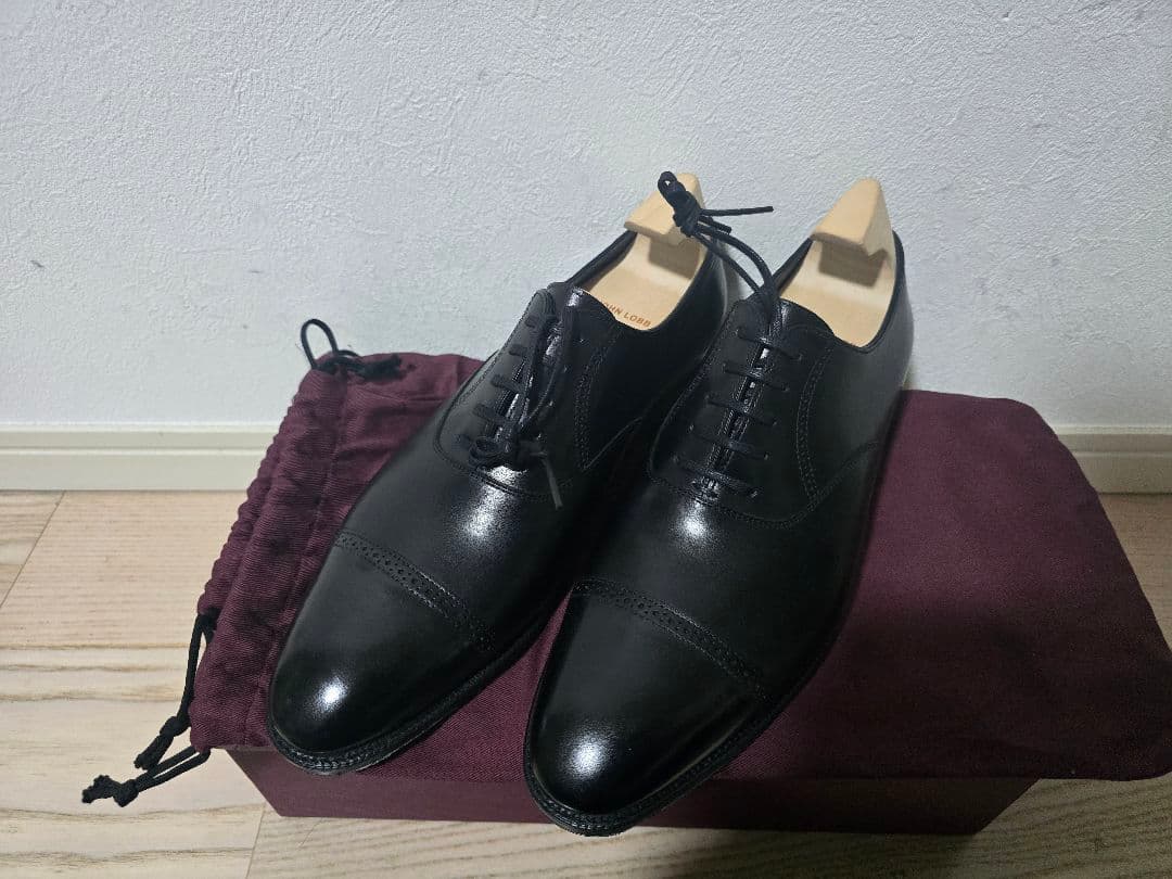 ※純正シューツリー＆未使用品　JOHN LOBB　Philip Ⅱ 6.5