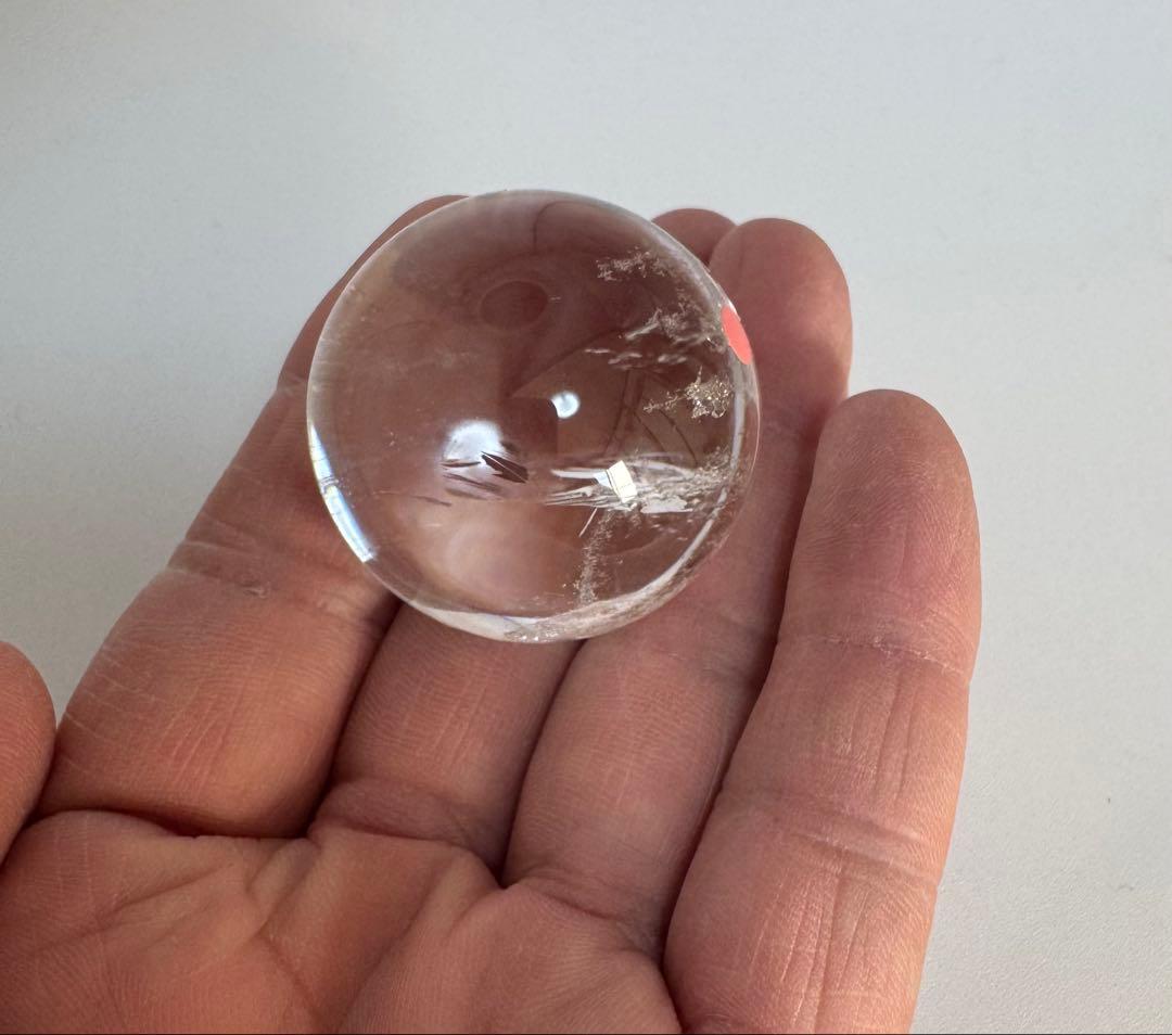 レムリアンシードクリスタル丸玉 36.8mm パワーストーン 天然石