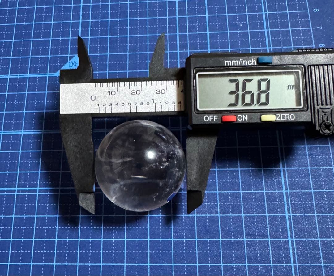 レムリアンシードクリスタル丸玉 36.8mm パワーストーン 天然石