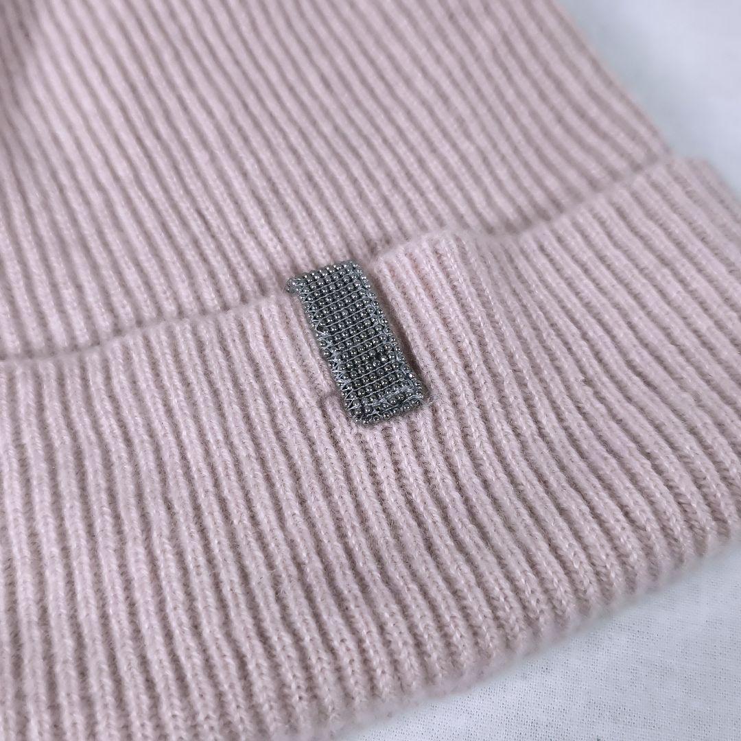 超高級カシミヤ製✨️ ブルネロクチネリ ニットキャップ 淡いピンク