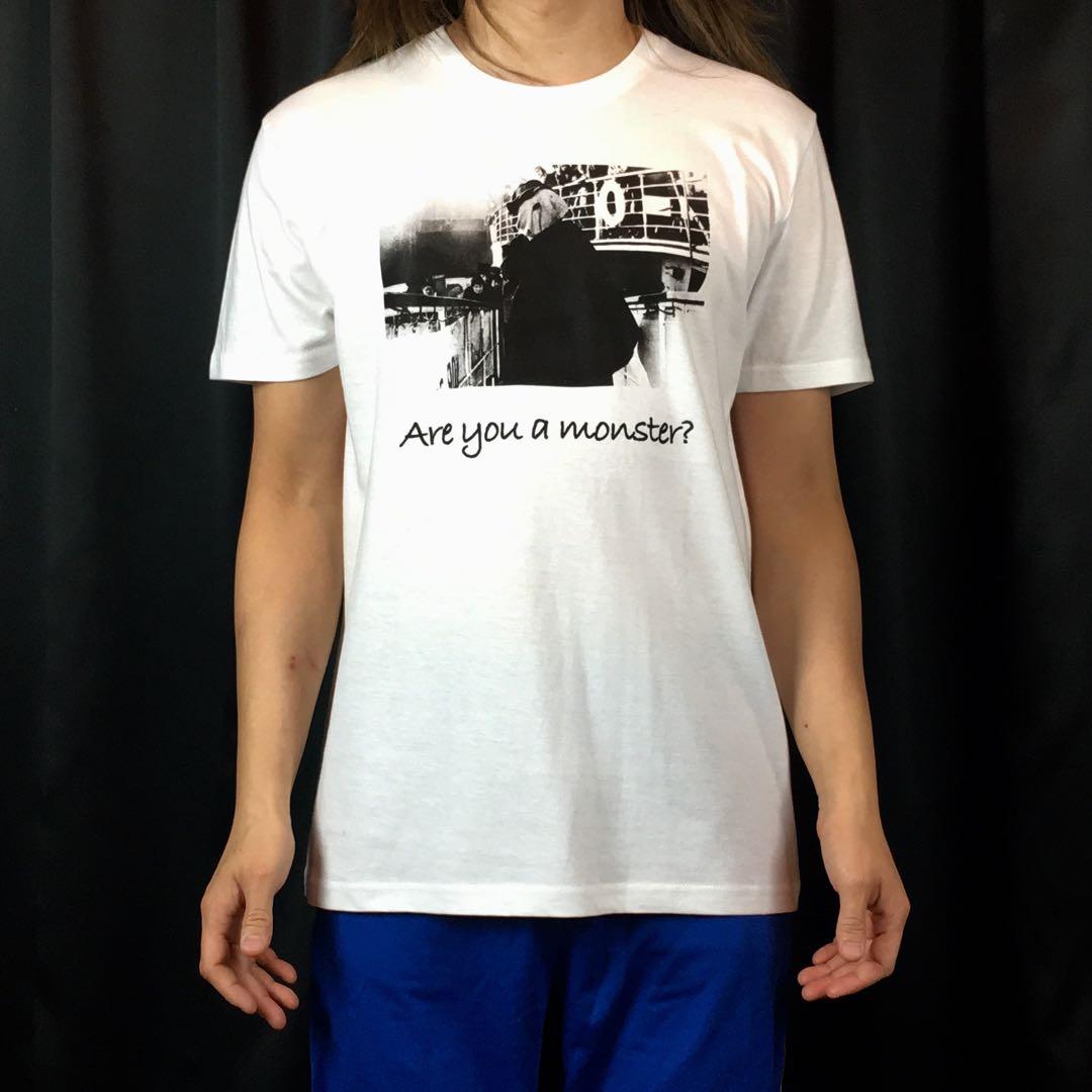 新品 エレファントマン デヴィッドリンチ監督 モノクロ 感動映画 白 T