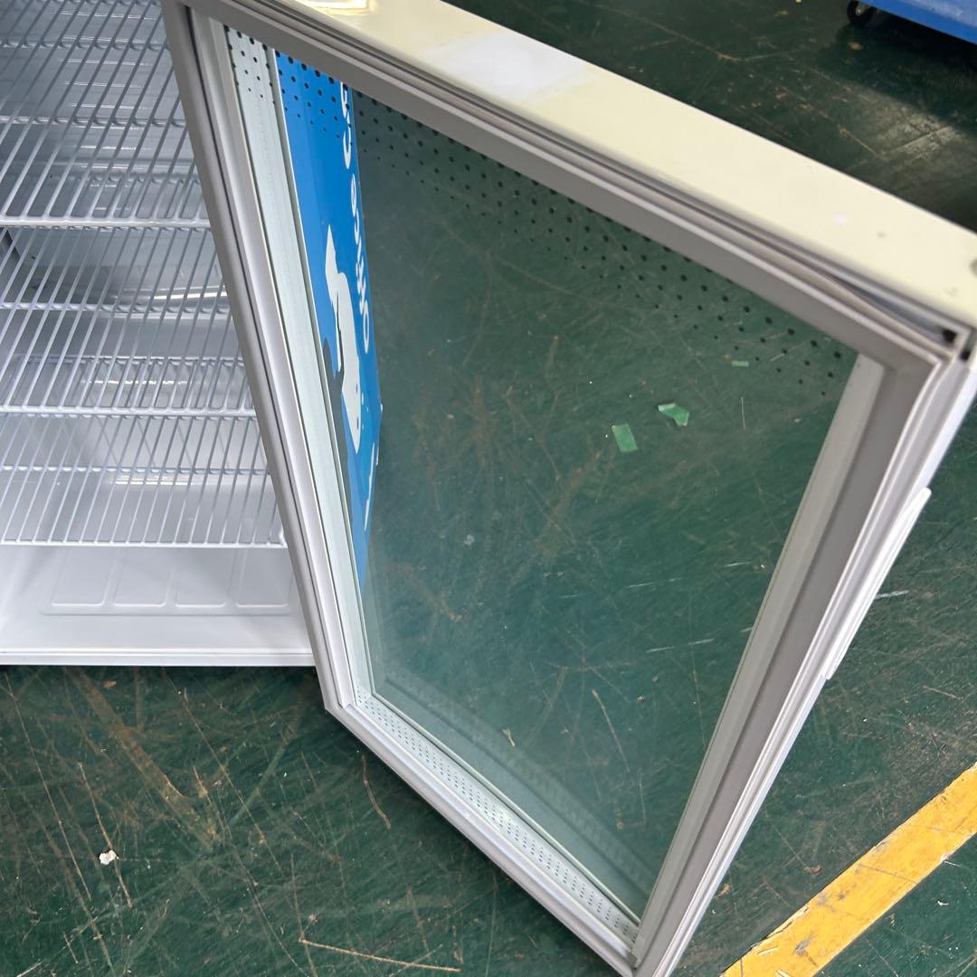 161業務用 冷蔵ショーケース オフィスコンビニ XW-105 左右開き 小型