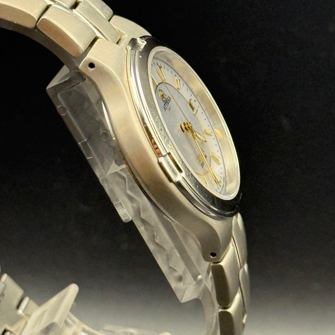 未使用 デッドストックCITIZEN ATTESA シェル文字盤 稼働品 メンズ
