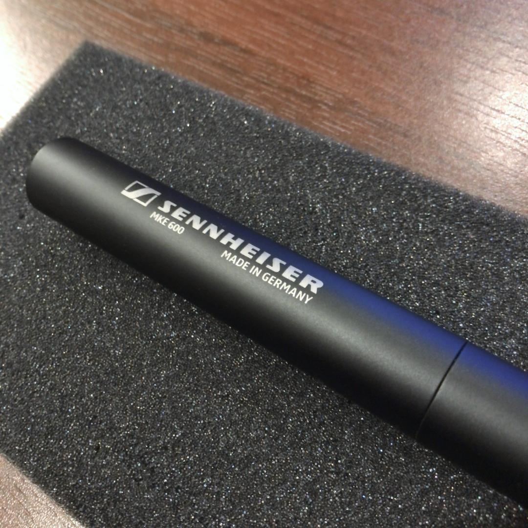 【無傷美品】Sennheiser MKE600 ビデオカメラ用コンデンサーマイク