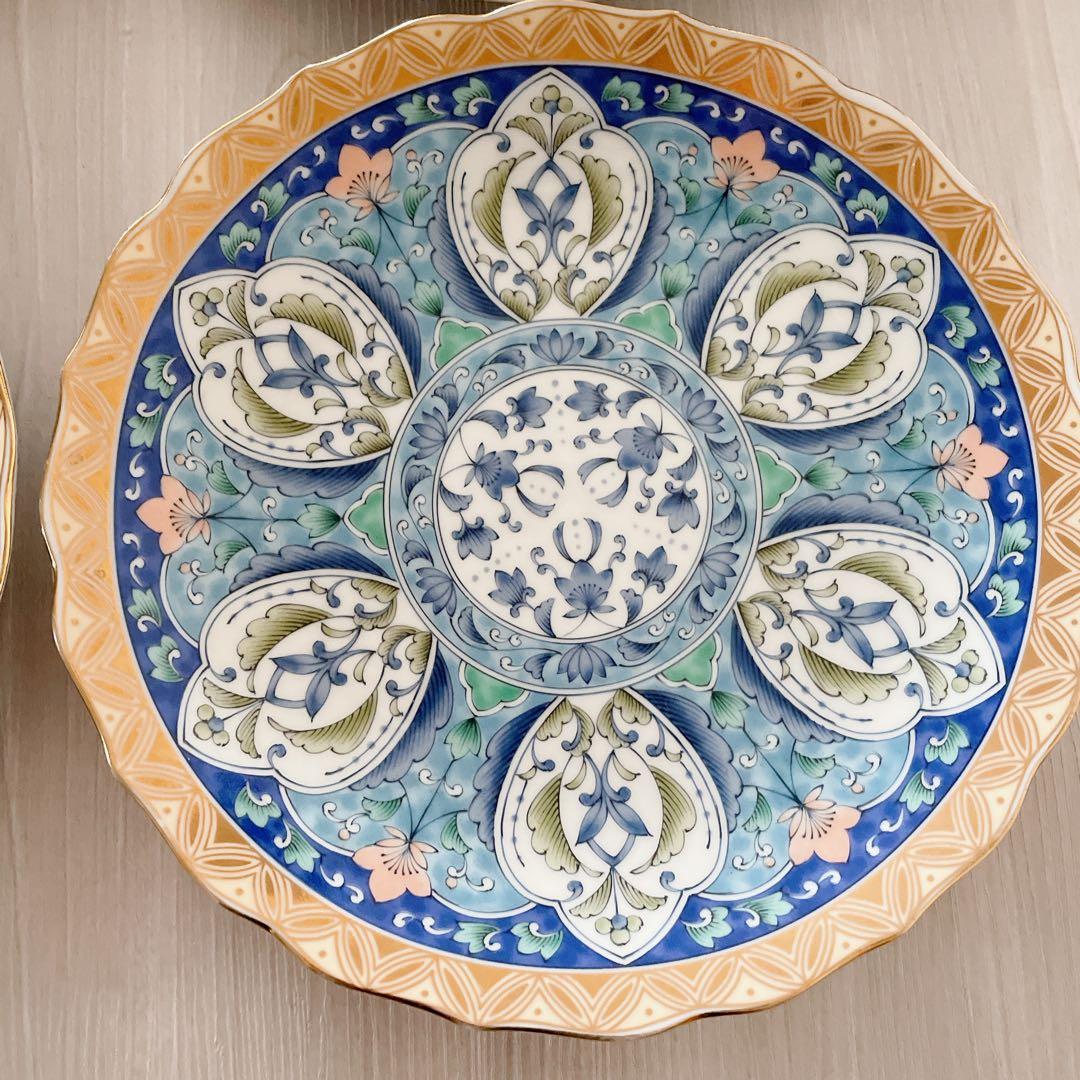 1946 有田焼龍峰皿5客未使用