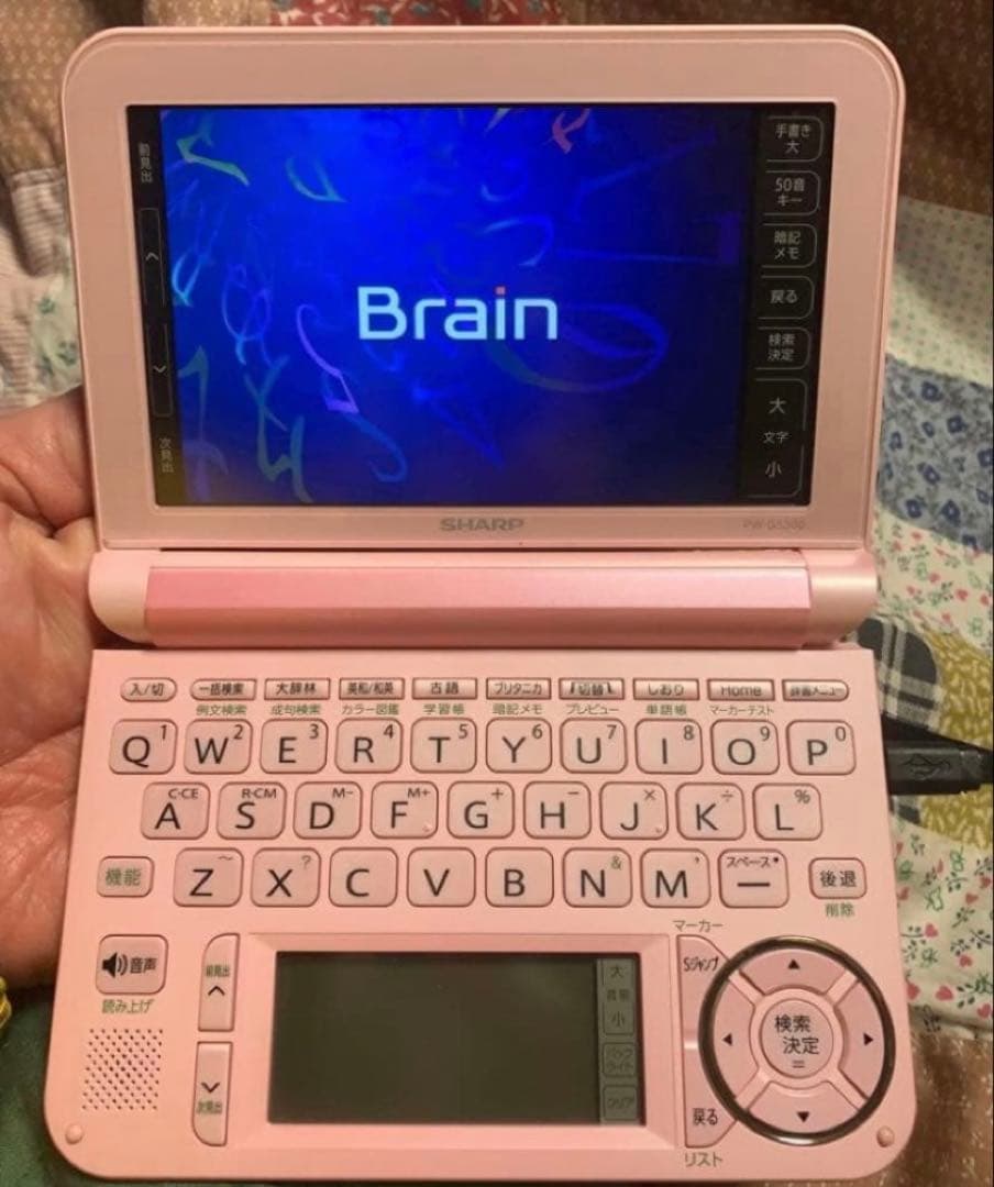 送料込み‼️ SHARP Brain ピンク 電子辞書 PW-G5300 ピンク - メルカリ