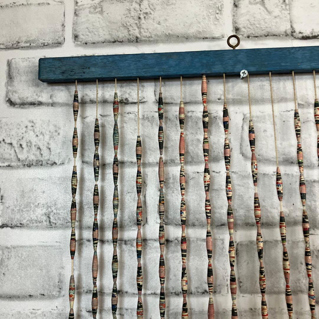 B-2 珠のれん 玉のれん 昭和レトロ アーチなし 暖簾 アンティーク